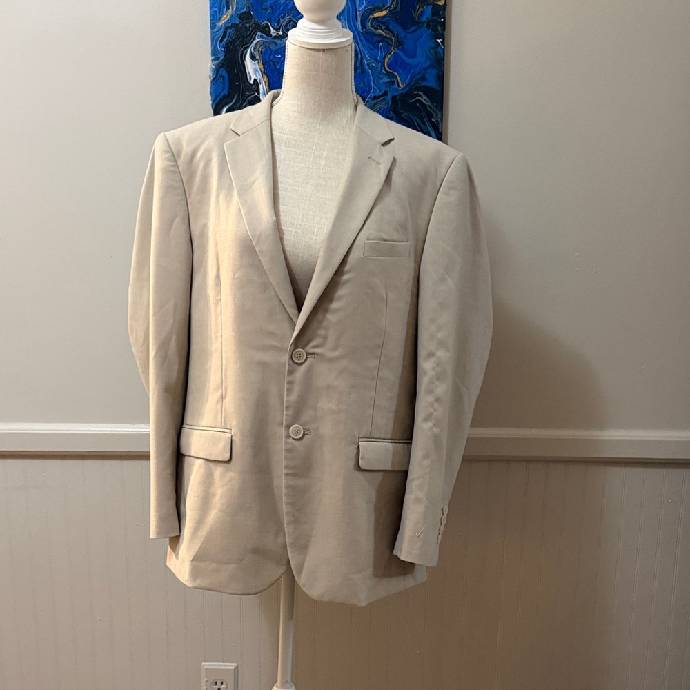 Capucci Men's Cream Blazer